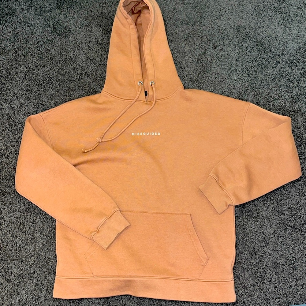 Missguided Beige Hoodie